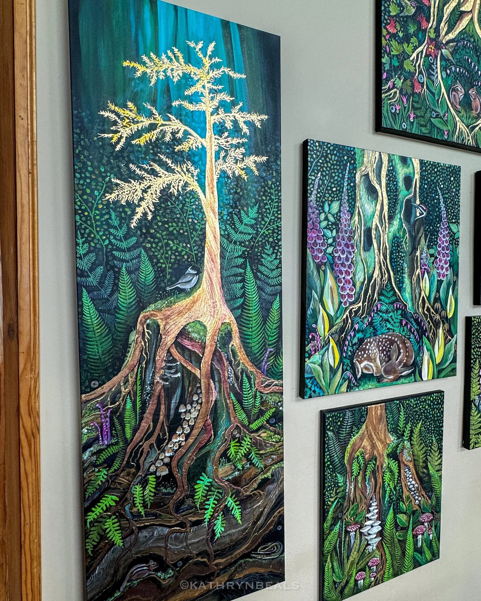 てぃんくる★MISSING IN FOREST★版画 Forest Floor Preview — Kathryn Beals